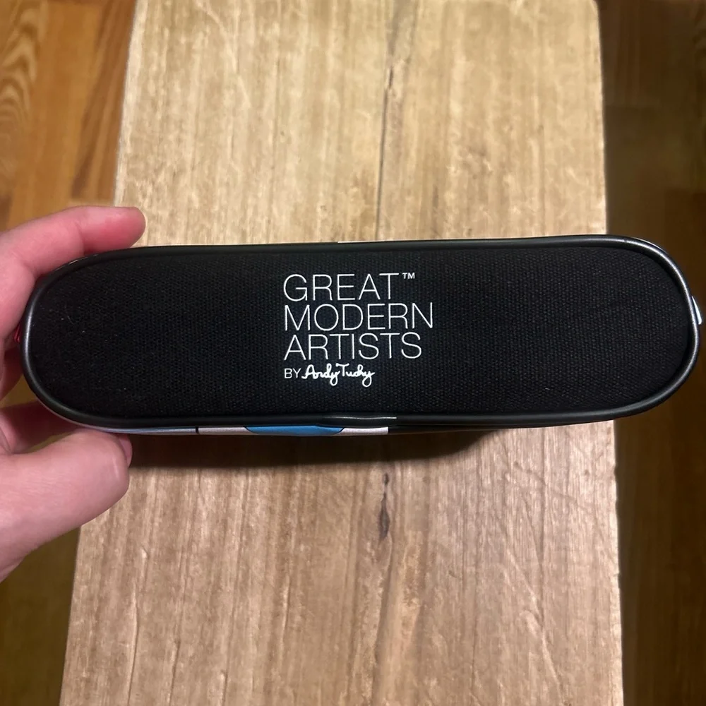EIGHTY DAYS Pencil Case - Warhol Dali Picasso Kahlo by Andy Tuohy